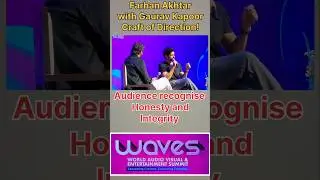 Farhan Akhtar with Gaurav Kapoor : WAVE Summit, Jio World Convention Center, Mumbai #planmystudy