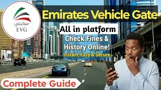 How to Check & Pay EVG Fines Online in UAE | Emirates Vehicle Gate Full Guide