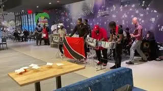 Trinidadian Steel Band playing at JPMORGAN Chase employee appreciation week part 2