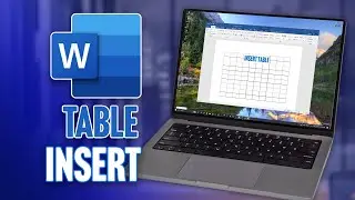 How to Insert a Table in MS Word | Quick & Easy Tutorial