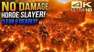 Days Gone | Massive Zombie Horde Kill &ndash; No Commentary | 4K Ultra HD | No Damage Gameplay
