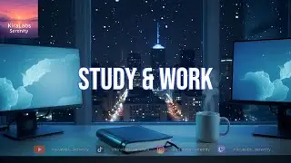 Winter Skyline Study Session &ndash; Chillhop Beats in a Snowfall City Apartment
