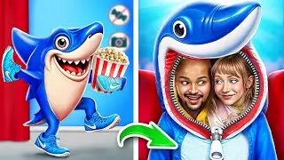 Fake Vs Real Italian Meme in Real Life! Easy Sneaking into the Movies Challenge!