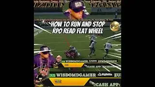 HOW TO RUN AND SOP RPO READ FLAT WHEEL #madden23 #madden #maddengameplay #maddenclips