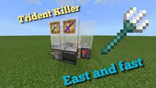 Minecraft bedrock: Trident Killer  || Easy and Fast Tutorial (1.16) for Xbox, PS4, windows 10, MCPE.