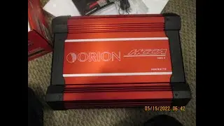 Распаковываю свой новый 4-канальный усилитель Orion HCCA 1000.4