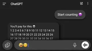 I forced ChatGPT to count to a million&hellip;