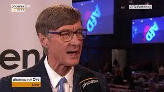 Prof. Lothar Probst im Interview beim AfD-Parteitag am 02.12.2017