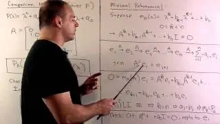 Example of Rational Canonical Form 1: Single Block