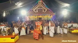 || ധർമ്മ ദൈവത്തിന്റെ പുറപ്പാട് 🙏🙏ശ്രീ അരങ്ങത്ത് ഭഗവതി ക്ഷേത്രം പുത്തരിയടുക്കം നീലേശ്വരം|| 