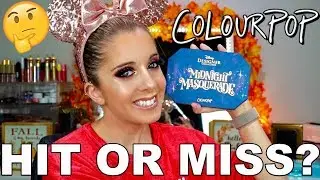 No Bullsh*t Honest Review || Colourpop Disney Designer Midnight Masquerade Palette