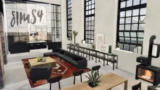 Sims 4 | Modern Industrial House | NOCC | Stop Motion | Console PS4