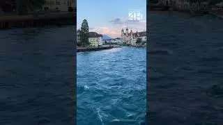 A peaceful walk through the old town of Luzern, Switzerland 🇨🇭 while the crystal blue Reuss river