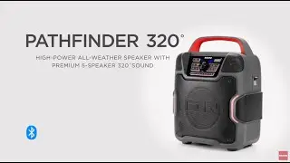ION&reg; Pathfinder 320- High-power all-weather speaker with premium 5-speaker 320˚ sound