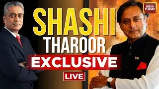 Shashi Tharoor Exclusive LIVE | Shashi Tharoor Defends Praising PM Modi’s Diplomacy