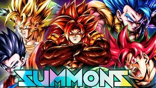 😂 ¡PERO QUE ES ESTA SUERTE! SUMMONS GOGETA VEGETTO GOHAN 🔥 En Dragón Ball Legends
