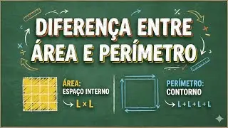 Perímetro e Área: Entenda de Uma Vez por Todas | Matemática Básica
