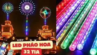 BỘ ĐÈN LED TRANG TRÍ BẮN PHÁO HOA NGOÀI TRỜI CỰC ĐẸP ĐÈN SAO BĂNG THẾ HỆ MỚI 
