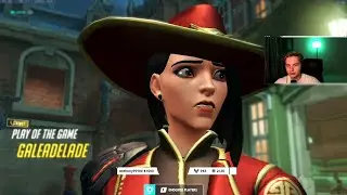 Gale Carry Ashe - POTG! [ Overwatch Season 32 Top 500 ]