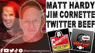 Jim Cornette Matt Hardy Twitter BEEF! | Clip from Pro Wrestling Podcast Podcast | #jimcornette