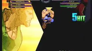 MvC2: 'The Tenderloin Special' [High Damage Guile Combo]