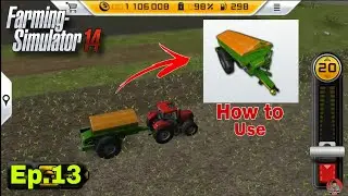 How to Use Fertilizer Spreader in Farming Simulator 14 Ep.13 | Buy New Fertilizer Spreader