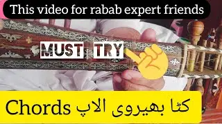 Rabab alap kata bhervi with short chords finger improvement try it dears friends