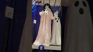 Haunted Living Window Girl Animated Prop Shopping at Lowes Halloween 2025 YouTube #Shorts Demo Video