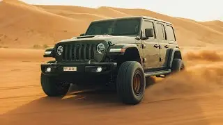 POV PHOTOGRAPHY - V8 JEEP IN THE MIDDLE OF A DESERT | RAW 4K
