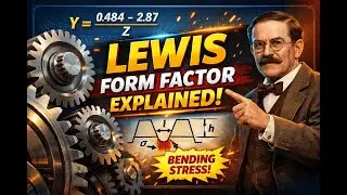 Lewis Form Factor Explained | Gear Tooth Strength Made Easy| Mechanical Engineering