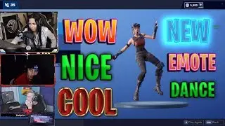 STREAMERS REACT TO NEW 'SLICK' EMOTE-DANCE! RARE Fortnite FUNNY & WTF Moments