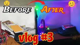 Before vs After Study Room Makeover 😍 | Small Study Room Setup | Vlog #3
