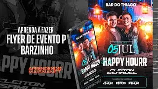 Como fazer flyer de evento  para barzinho no photoshop