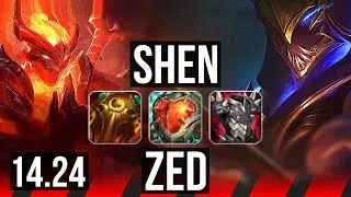 SHEN vs ZED (TOP) | 4/4/20 | KR Diamond | 14.24