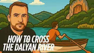 How to Cross the Dalyan River by Row Boat | Dalyan Turkey River Transport Guide