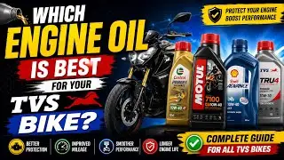 TVS Apache ke liye best Engine Oil! Kon sa le?|Detailed Video|By Bikexplainer