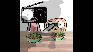 INFRONT OF OUR SALADS? | Dandy's world #dandysworld #oc #Fruitcake #FanChild #simpleanimation