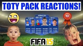 FIFA 15 ► THE TOP 10 TOTY PACK REACTIONS!