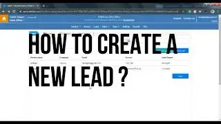 How to create a new lead  in ServiceFolder | Field Service CRM | Service Folder
