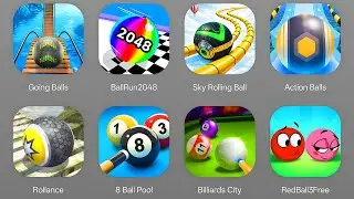 Going Balls, Ball Run 2048, Action Balls, Rollance Ball, 8 Ball Pool, Billiards City