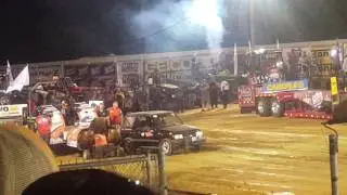 Triple turbine tractor pull