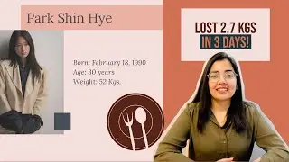 I tried the worst diet ever!! | Review of Park Shin Hye Diet.