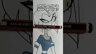 what's your favorite smile? Lute - Hazbin Hotel #shorts #hazbinhotel #art