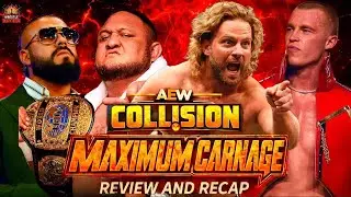 AEW Collision Maximum Carnage Review – Trios Title Change, Andrade Return & Bada AEW Update!