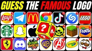 Guess 40 Logos in 5 Secs? 🕒 | 40 Famous Logos | Logo Quiz 2025