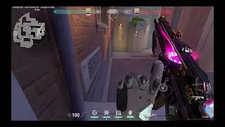 Glitch with deadlock and sunset #valorant #valorantclips val
