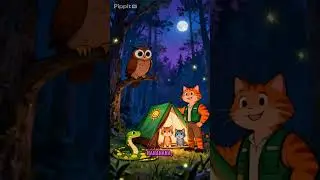 kemah #malam #kemah #tenda #kucing #cat #likeandsubscribe #cartoon #ayahibu #keluarga #hutan #alam