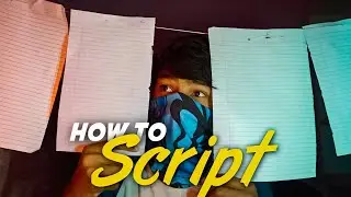 How To Script for youtube video / scripting kaise kare / Mask-Side #Maskside