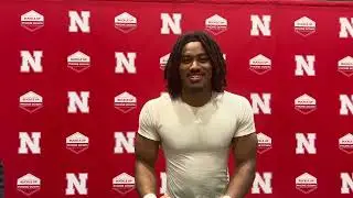Nebraska Football Running Back Dante Dowdell - Post Wisconsin 2024