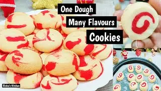 One Dough Many Flavour Cookies Ep-9 l @richakitchen-1 #onedoughmanycookies #cookierecipe #viralvideo